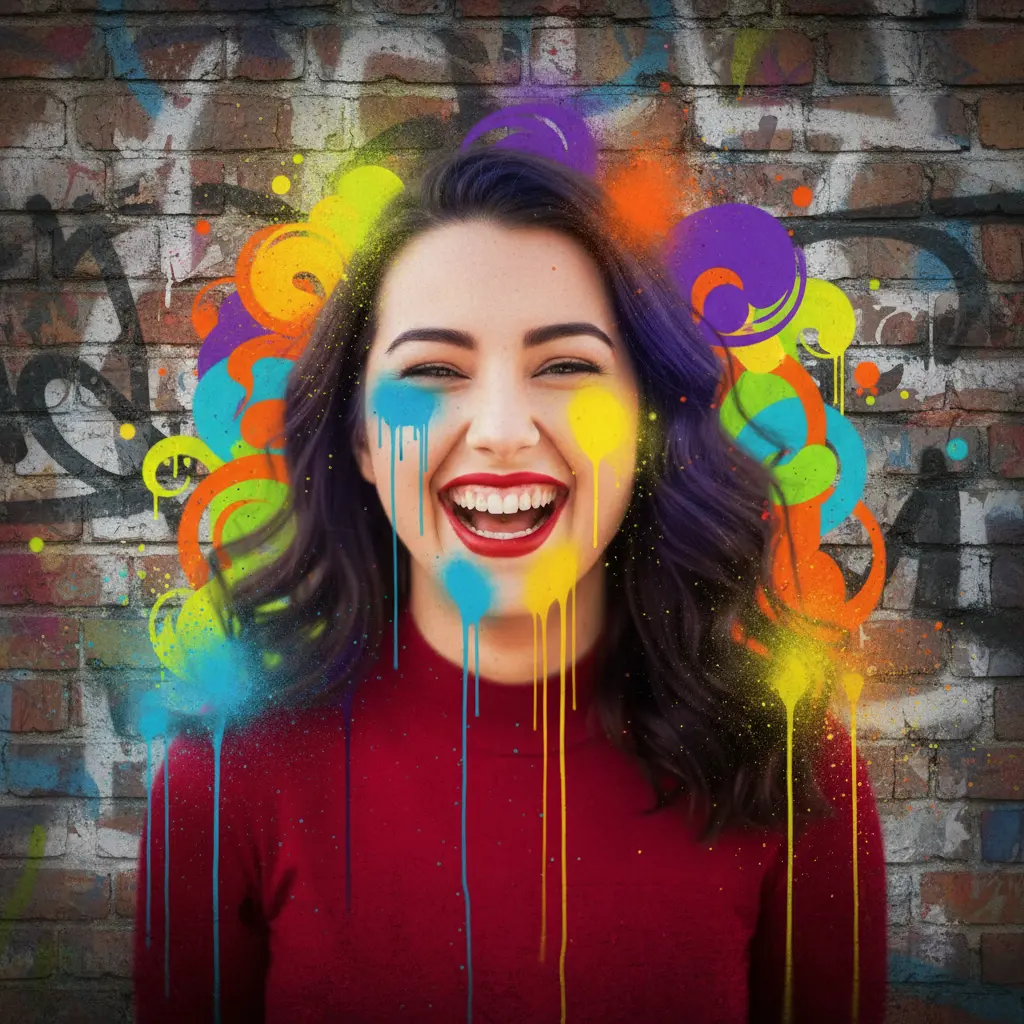 Turn your photo into graffiti art