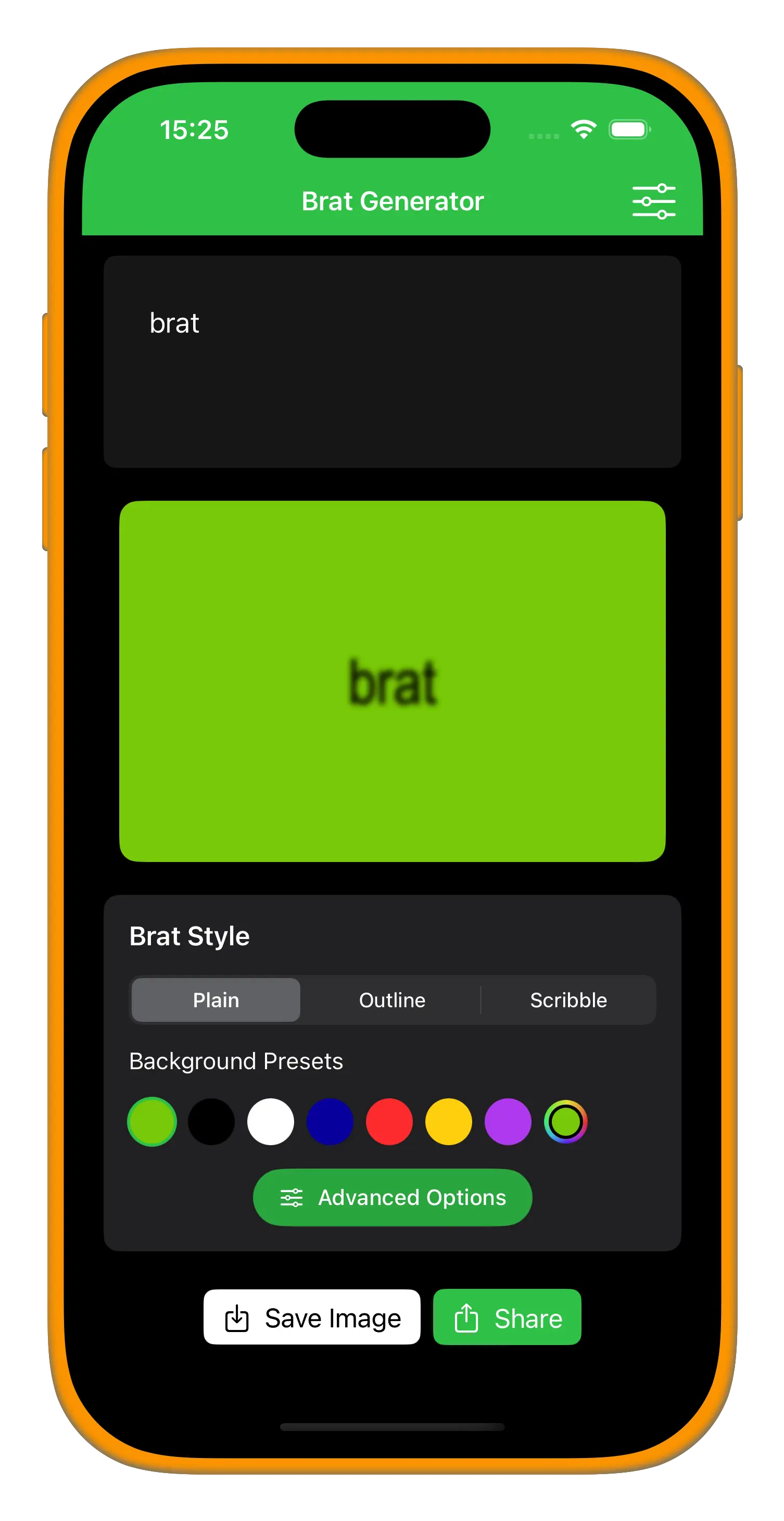 Main App Screenshot